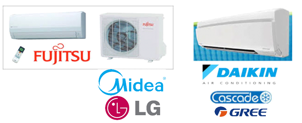 FUJITSU DAIKIN GREE CASCADE LG